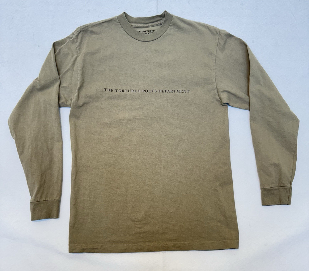 TAYLOR SWIFT But Daddy I Love Him TTPD Long Sleeve Official Merch Size Medium